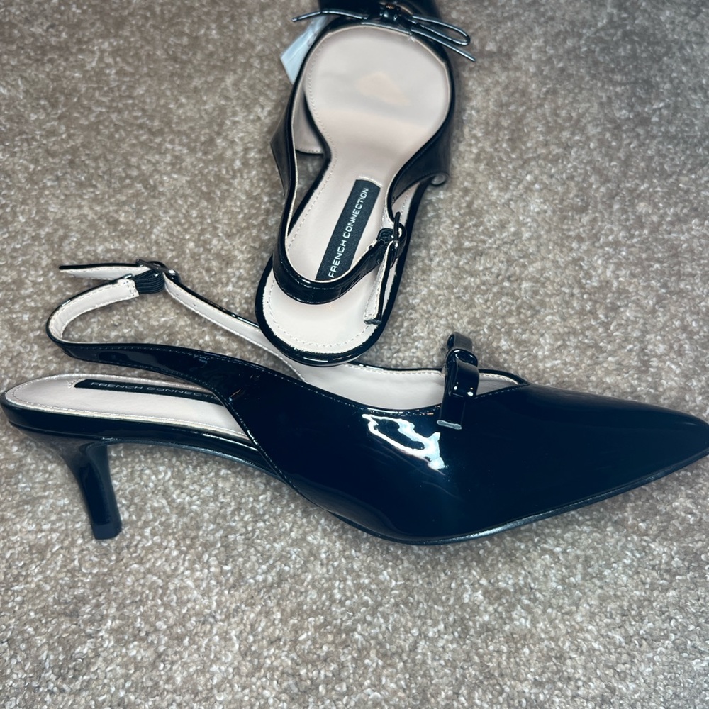 French Connection Quinny Slingback Kitten Heel - Size 6 - SOLD OUT ONLINE - Picture 9 of 9